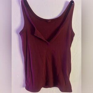 Brandy Melville Maroon Tank Top